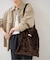 《一部店舗+WEB限定》Uhr/ウーア 別注Velour Tote