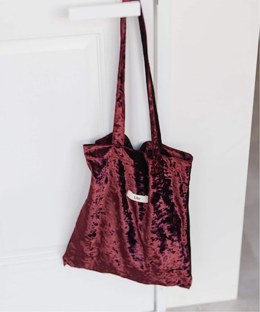 《一部店舗+WEB限定》Uhr/ウーア 別注Velour Tote