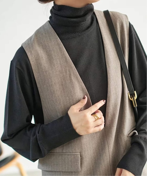 《手洗い可 / 追加》18Gタートルネックプルオーバー