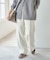 ツイードタックパンツ