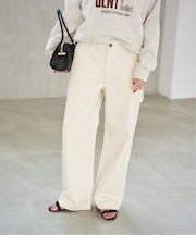 ≪洗濯機洗い可≫起毛ペインターチノ