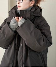 2WAY撥水ダウンハーフコート