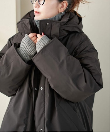 2WAY撥水ダウンハーフコート