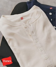 Hanes / ヘインズ サーマルヘンリーネック