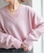 《WEB限定カラー有り》カシミヤ混Vネックプルオーバー