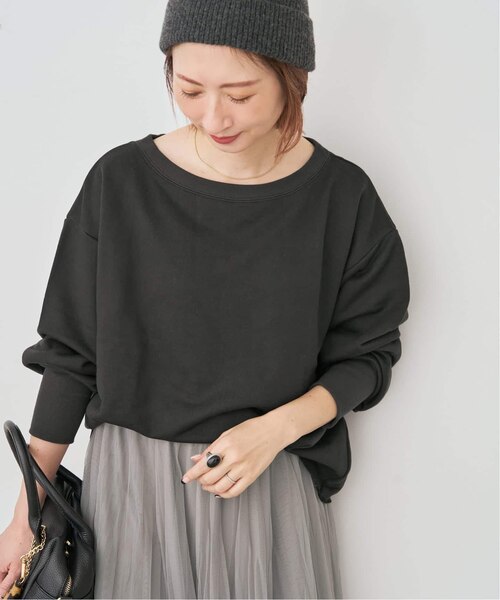 ボートネックスウェット ボートネックスウェット｜スピックアンドスパンの通販｜&mall