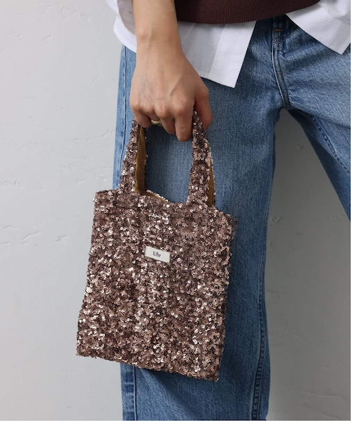 《一部店舗+WEB限定》Uhr/ウーア 別注SPANGLE MINI BAG*