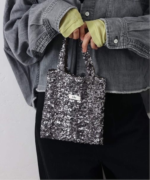 《一部店舗+WEB限定》Uhr/ウーア 別注SPANGLE MINI BAG*