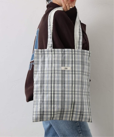 《一部店舗+WEB限定》Uhr/ウーア SPANGLE CHECK TOTE