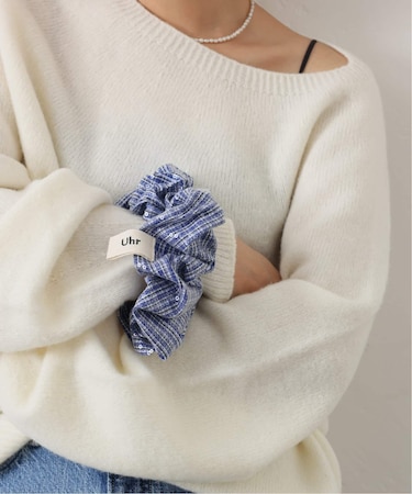 《一部店舗+WEB限定》Uhr/ウーア CHOU CHOU SPANGLE CHECK