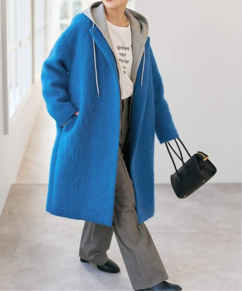 シャギーコクーンコート｜スピックアンドスパンの通販｜&mall（アンド