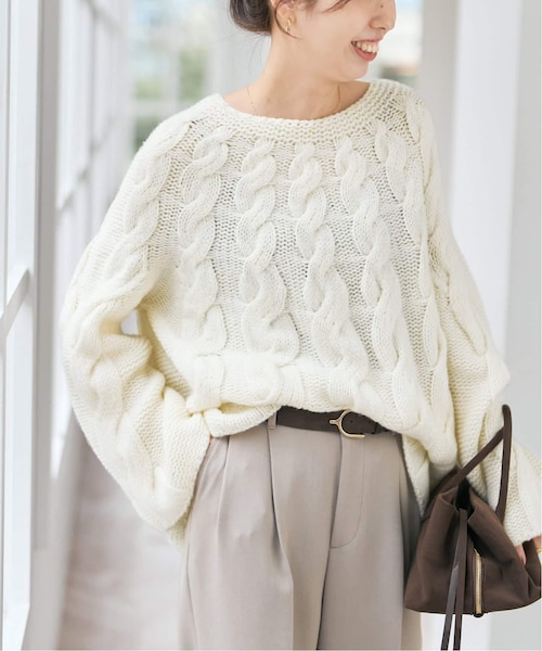 Spick & Span ルーズケーブルプルオーバー ルーズケーブルプルオーバー｜スピックアンドスパンの通販｜&mall