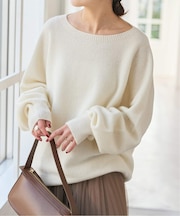 《新色有り / 追加》ニュアンスコクーンシルエットニット