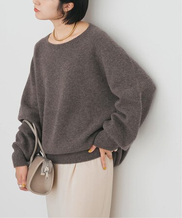 《新色有り / 追加》ニュアンスコクーンシルエットニット