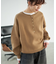 《WEB限定カラー有り / 追加3》メタルボタンヘンリーネックニット
