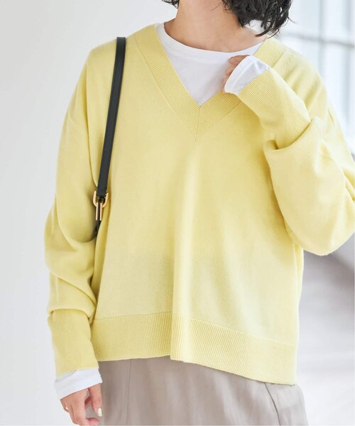 スピックアンドスパン　Vネックプルオーバー　大変、お得です！ Spick＆Span（スピック アンド スパン） ニット セーター 「WEB限定