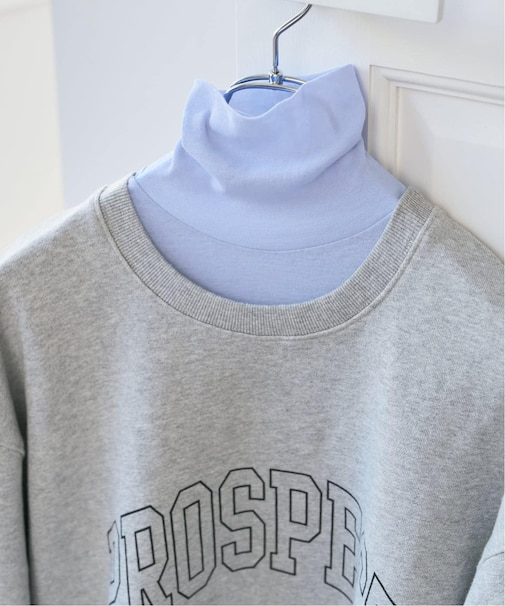 《新色有り / 追加2》シアーハイネックプルオーバー