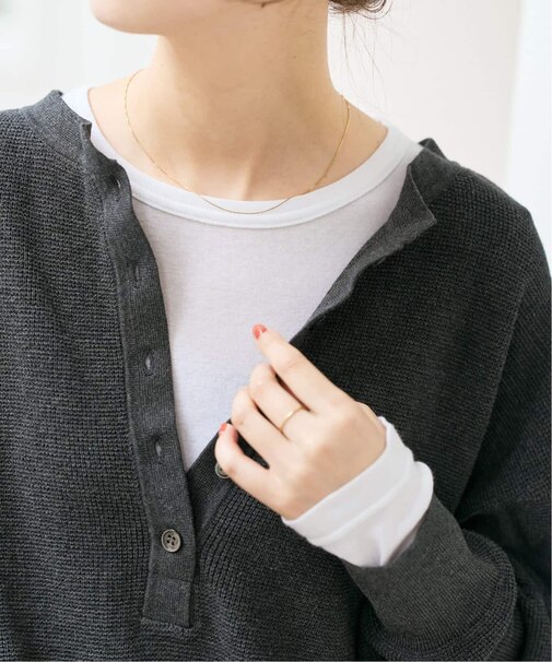 ウォームコットン ロングスリーブプルオーバー