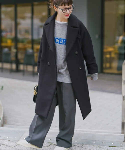 【美品】TICCA ショートコートテントコート シングルボタン 美品】TICCA ショートコートテントコート シングルボタン ticca コート