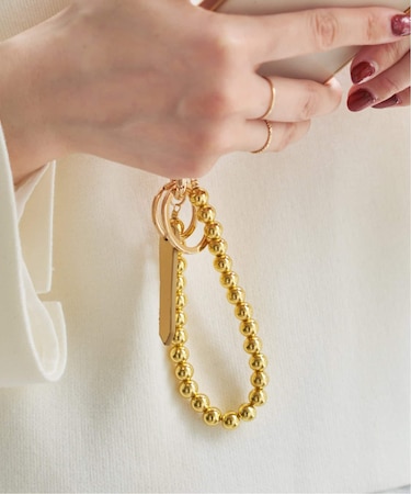 HASHIBAMI / ハシバミ ヘマタイトボールスマホストラップ