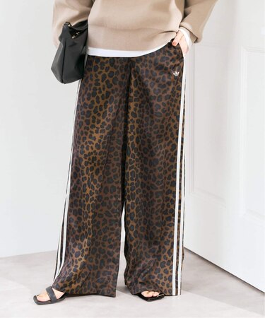 adidas / アディダス LEO PRINT WIDE LEG SATIN PANTS