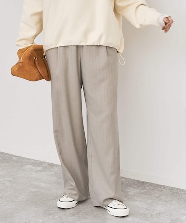 ピンストライプイージーパンツ