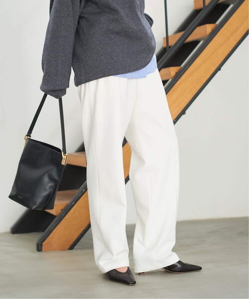 ＜手洗い可＞起毛タックテーパードパンツ 手洗い可 / 追加》起毛タックテーパードパンツ｜スピックアンドスパン