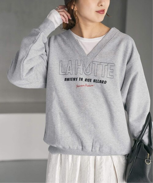 La Hutte / ラ ユット 別注Vネックスウェット グレー 追加3》La Hutte / ラ ユット 別注Vネックスウェット*｜スピックアンド