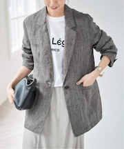 エアリーリネン1Bジャケット