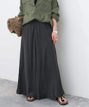 《新色有り / 追加》ウォッシャブルキュプラフレアスカート