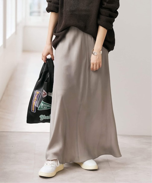 《新色有り / 追加》ウォッシャブルキュプラフレアスカート