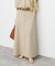 ウォッシュドツイルナロースカート