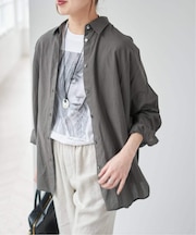 《新色有り / 追加》ガーメントダイカシュクールシャツ