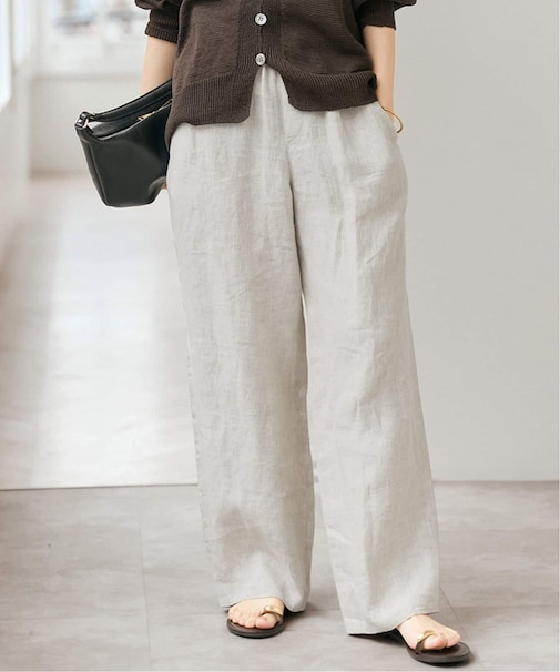 エアリーリネンイージーパンツ
