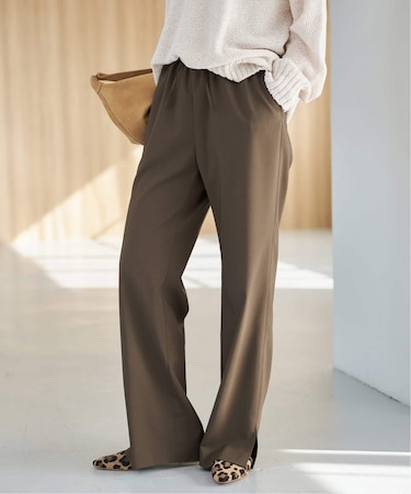 スリットイージーパンツ