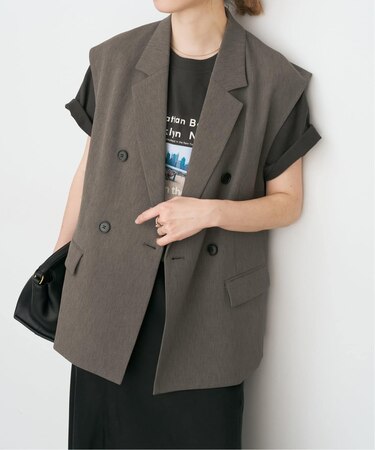 エアリーブレンドダブルブレストジレ