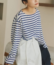 シアーボーダーTシャツ