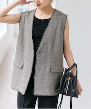 Riopelle ツイードジレ