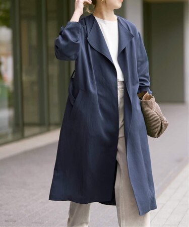 ノーカラーコート