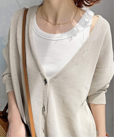 《新色有り / 追加》甘撚テレコアメスリタンク