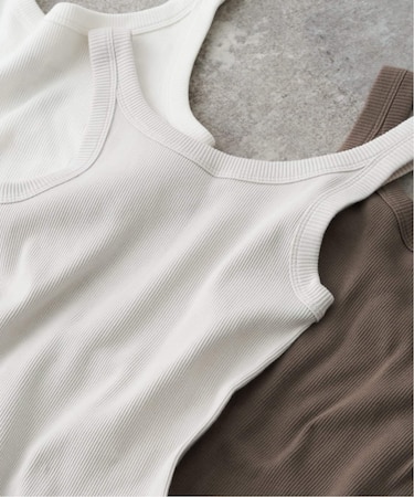 《新色有り / 追加》甘撚テレコアメスリタンク