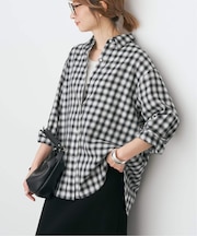 ソフトチェックシャツ