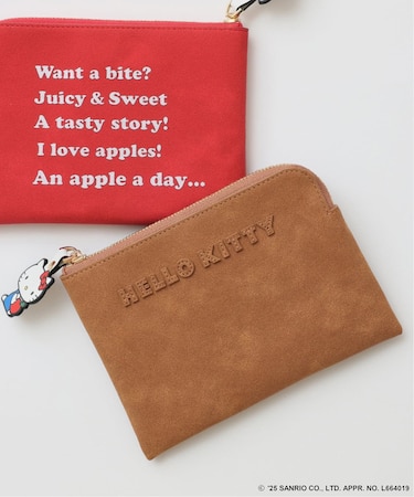 《追加》HELLO KITTY S&S HASHIBAMI フェイクスエードポーチ