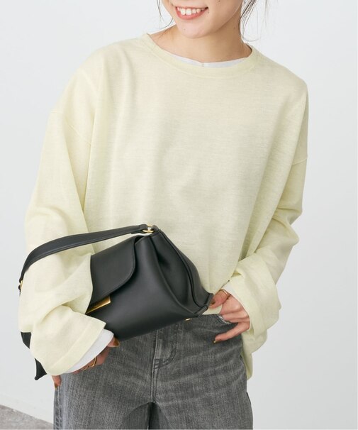 リネン混シアールーズプルオーバー