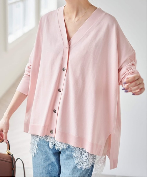 Spick and Span Emil cotoni Vネックカーディガン Emil cotoni Vネックカーディガン｜スピックアンドスパンの通販｜&mall