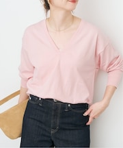 Emil cotoni Vネックプルオーバー