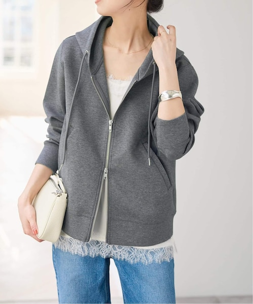 新色有り / 追加》ストレッチジップフードパーカー｜スピックアンド