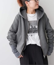 《新色有り / 追加》ストレッチジップフードパーカー