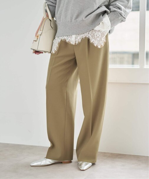 トロストレッチ1タックパンツ