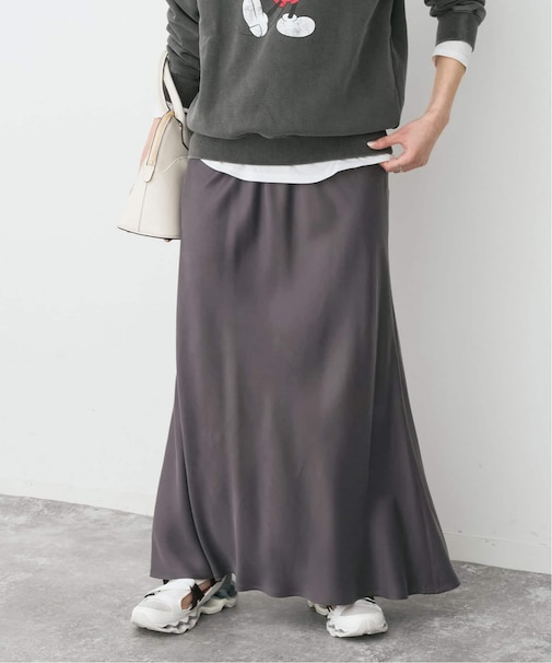 ウォッシャブルキュプラ マキシスカート